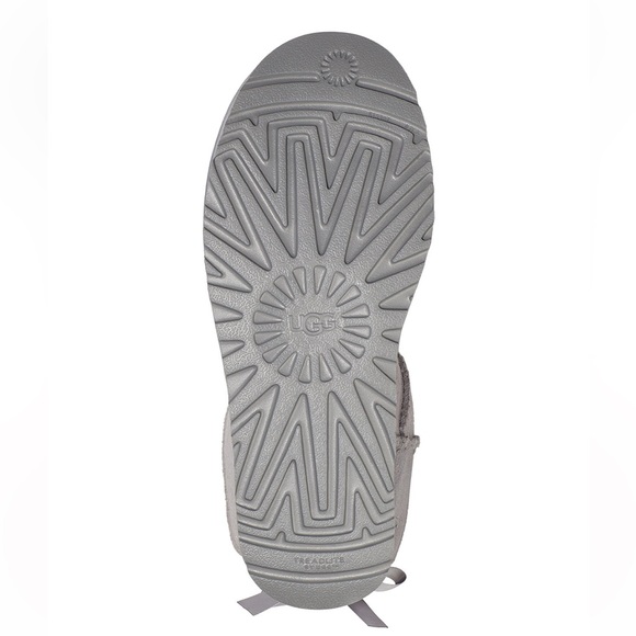 NIB UGG Mini Bailey Bow Metallic Spots Embellished Genuine Shearling Booties - Picture 3 of 12